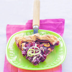 PICNIC - TORTA DI BARBABIETOLE RADICCHIO RICOTTA E PORRI - 4820