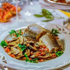 BRANZINO CON FUNGHI E MELAGRANA - S200281 - 75937