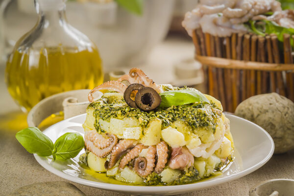 TORTINO DI POLPO AL PESTO - GT6J1039