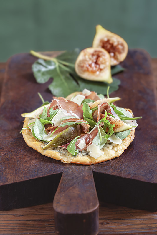 CON I FICHI - PIZZETTE AL GORGONZOLA PICCANTE SPECK FICHI - 7025
