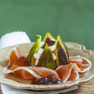 CON I FICHI - FICHI CON FETA PROSCIUTTO CRUDO MOSTARDA DI FICHI - 7097