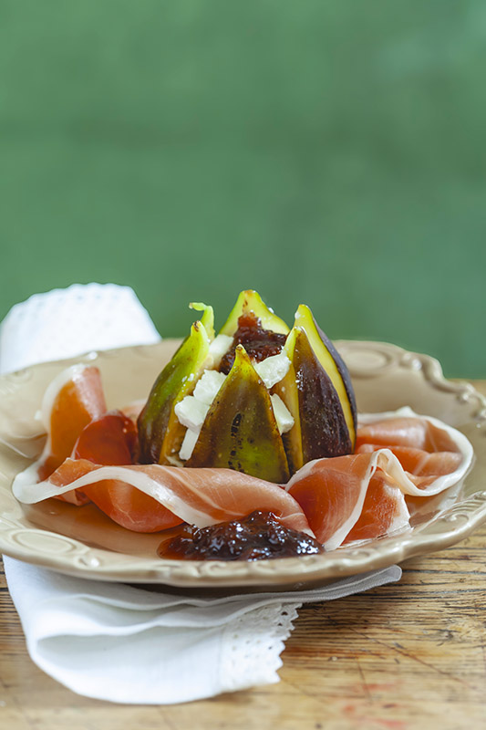 CON I FICHI - FICHI CON FETA PROSCIUTTO CRUDO MOSTARDA DI FICHI - 7097