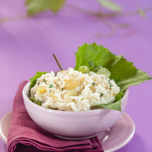 CON QUALCHE CHICCO D'UVA - RISOTTO ALL'UVA - 7104