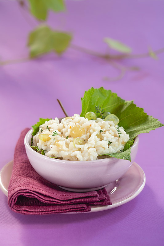 CON QUALCHE CHICCO D'UVA - RISOTTO ALL'UVA - 7104
