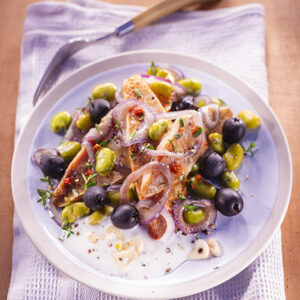 FILETTI DI TRIGLIE FAVE E OLIVE - 9251