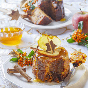 SFORMATO DI PANETTONE E MELE - 9687