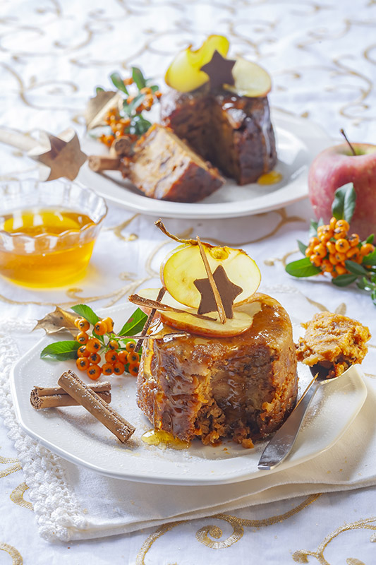 SFORMATO DI PANETTONE E MELE - 9687