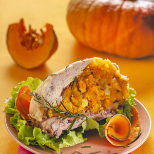 METTI LA ZUCCA - POLLO RIPIENO ZUCCA E PATATE - 9989