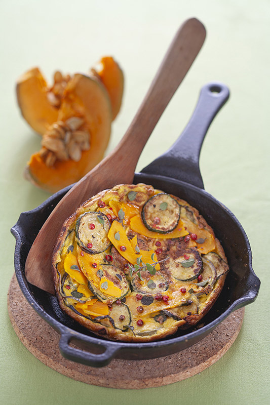 METTI LA ZUCCA - FRITTATA DI ZUCCA  E ZUCCHINE - 0008