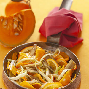 METTI LA ZUCCA - PADELLATA DI ZUCCA PUNTARELLE ARANCE - 9997