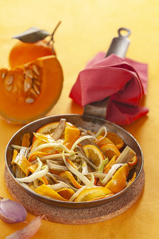 METTI LA ZUCCA - PADELLATA DI ZUCCA PUNTARELLE ARANCE - 9997