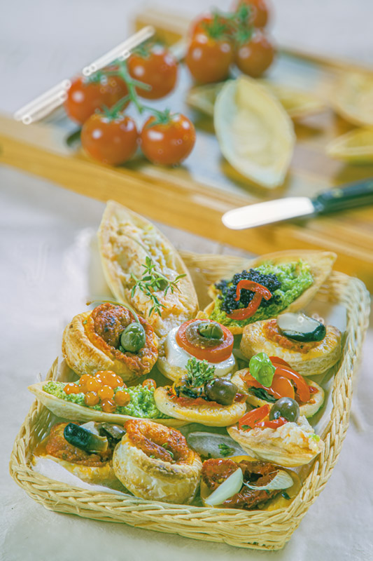 VIMINI CON TARTELLETTE E PIZZETTE - GT6J1149