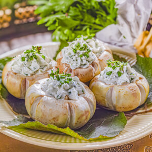 FUNGHI RIPIENI AL FORMAGGIO - GT6J1387