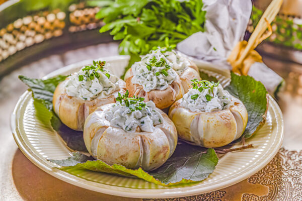 FUNGHI RIPIENI AL FORMAGGIO - GT6J1387