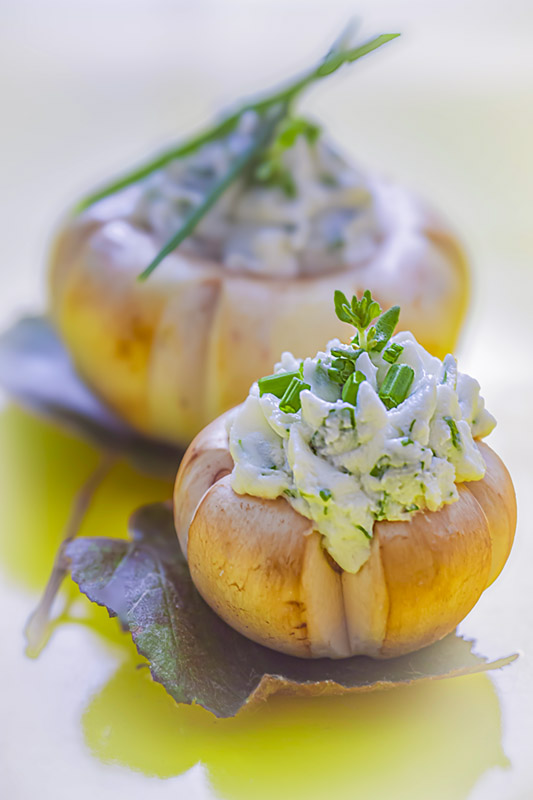 FUNGHI RIPIENI AL FORMAGGIO - GT6J1388
