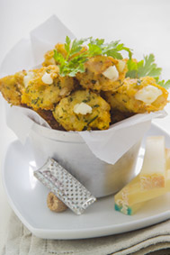 FRITTELLINE DI FONTINA E CARNE SPEZIATA - GT6J0290