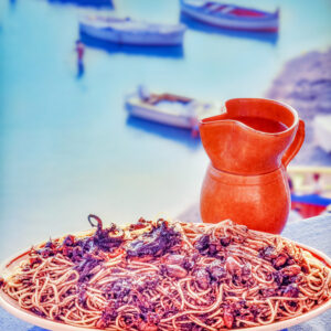 SPAGHETTI CON CALAMARI E SEPPIOLINE - 80526