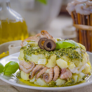 TORTINO DI POLPO AL PESTO - GT6J1039