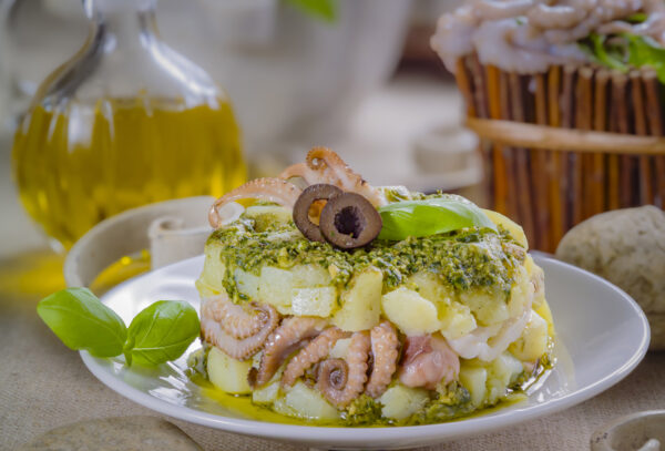 TORTINO DI POLPO AL PESTO - GT6J1039