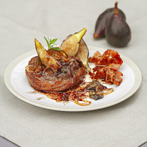 PIÙ FICHI – FILETTO CON PANCETTA SCALOGNO E FICHI AL PORTO - 1477