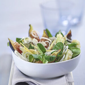 PIÙ FICHI – INSALATA DI SONGINO PORRI LIMONE FETA FICHI CAVOLFIORI - 1452