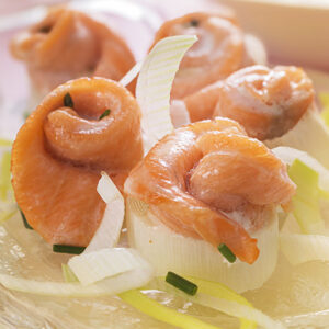 ROSE DI SALMONE CON IL PORRO - GT6J1614