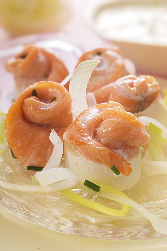 ROSE DI SALMONE CON IL PORRO - GT6J1614