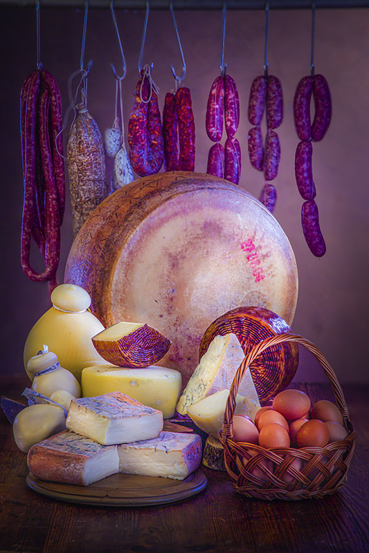 VARIETÀ DI FORMAGGI SALAMI E SALSICCE - K7300