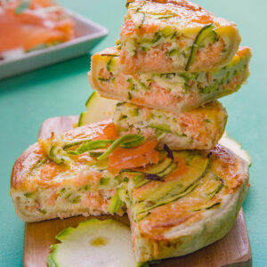MINI QUICHE CON ZUCCHINE E SALMONE - GT6J2498
