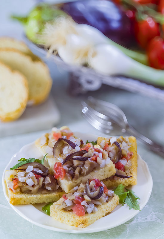 CROSTINI CON MELANZANE - GT6J2328