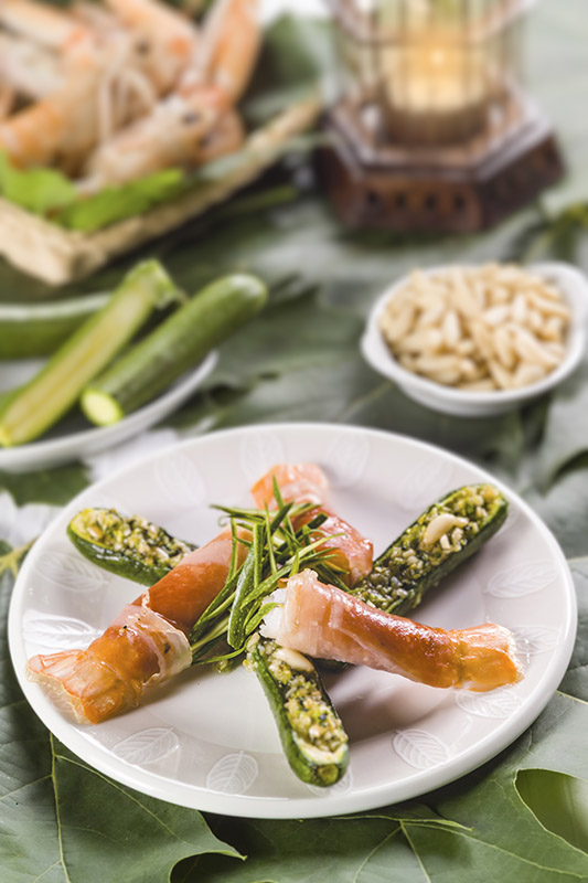 SCAMPI AL PROSCIUTTO E ZUCCHINE - GT6J1688