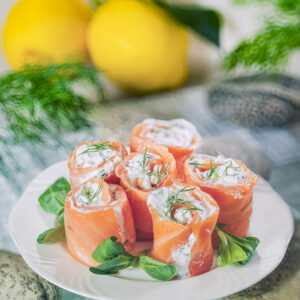 GIRANDOLE DI SALMONE - 2152
