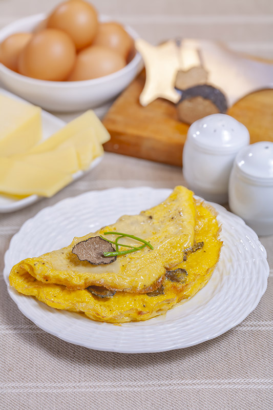 OMELETTE AI TARTUFI E AL COGNAC - 0534