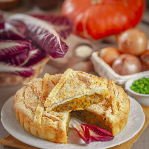 TORTA DI ZUCCA E RADICCHIO - 2483