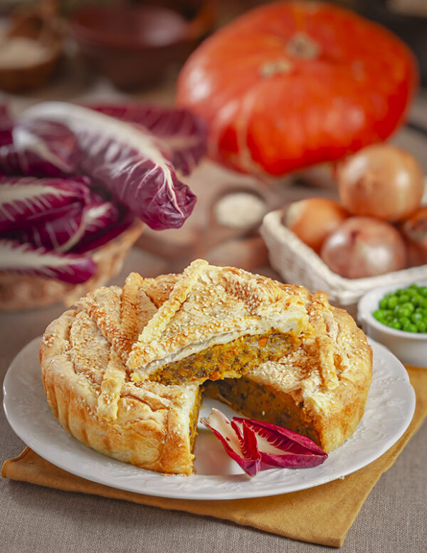 TORTA DI ZUCCA E RADICCHIO - 2483
