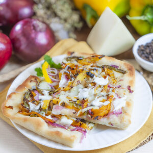 SCHIACCIATA AL CACIOCAVALLO E PEPERONI - 2617