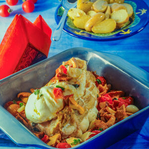 PESCATRICE RIPIENA AL FORNO CON FINFERLI - 6366