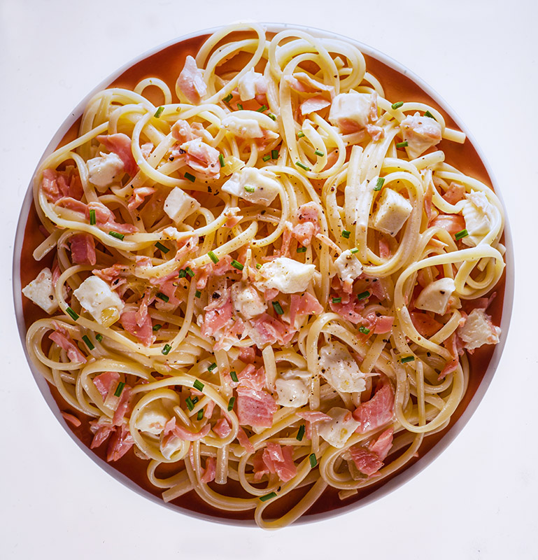 TRENETTE AL SALMONE E MOZZARELLA - 7234 - immagine 1