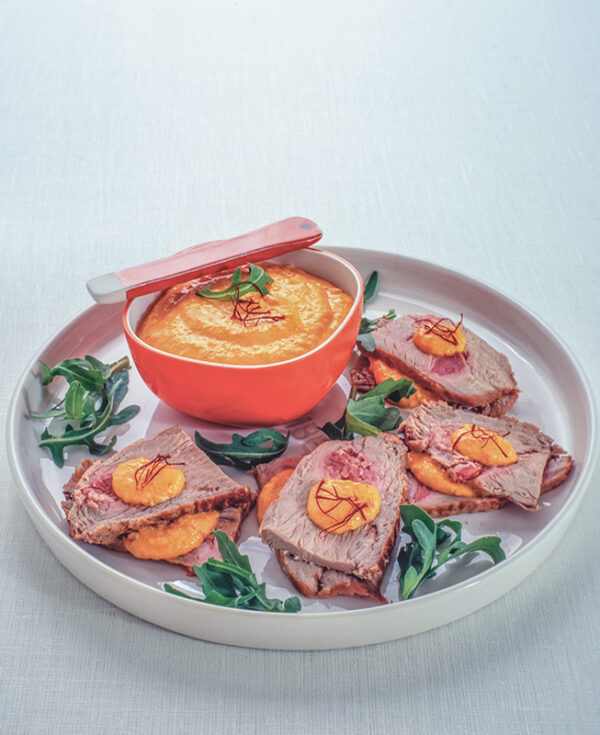 ARROSTO DI MANZO CON SALSA FONTINA ALLO ZAFFERANO - 3165