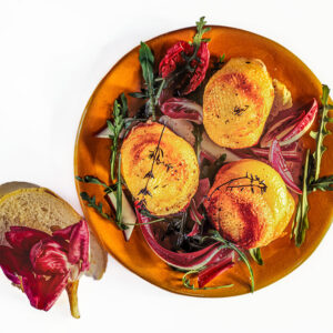 TARTINE CON PATATE E INSALATA - 5944