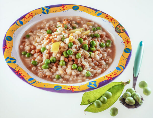 MINESTRA DI ORZO PORRI PISELLI LENTICCHIE - 6239