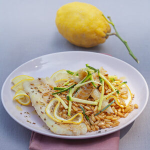 FILETTO DI MERLUZZO LIMONE ANICE KAMUT ZUCCHINE - 1636