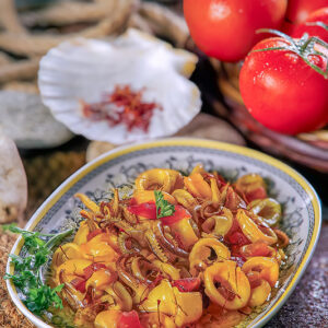 CALAMARETTI CON POMODORI E ZAFFERANO - 1807