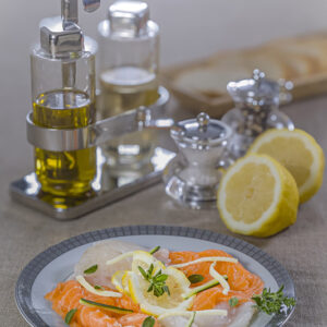 CARPACCIO DI SALMONE PESCE SPADA E LUCCIO - GT6J2105