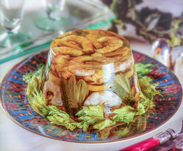 ASPIC DI GAMBERONI E SALMONE - S218920 - 3462