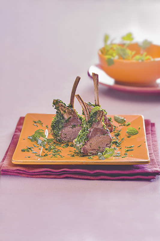 COSTOLETTE DI AGNELLO CON PREZZEMOLO E MENTA - 3228
