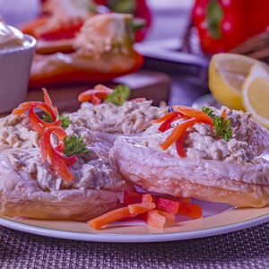 BARCHETTE CON POLLO ALLA MAIONESE - GT6J0745