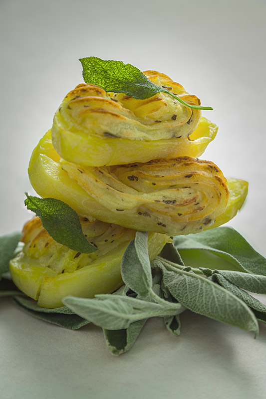 BARCHETTE DI PATATE ALLA SALVIA - GT6J1271