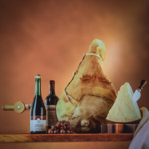 PROSCIUTTO CRUDO DI PARMA PARMIGIANO E VINI - 1869