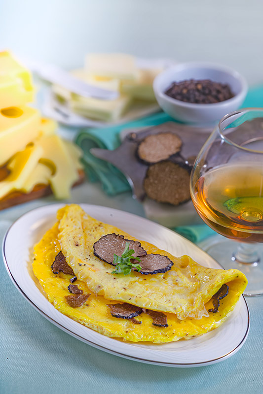 OMELETTE AI TARTUFI E AL COGNAC - K5674